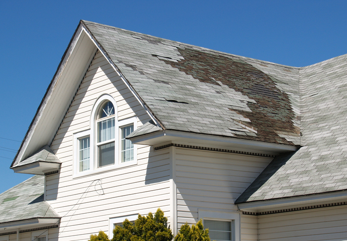 roof damage from storm